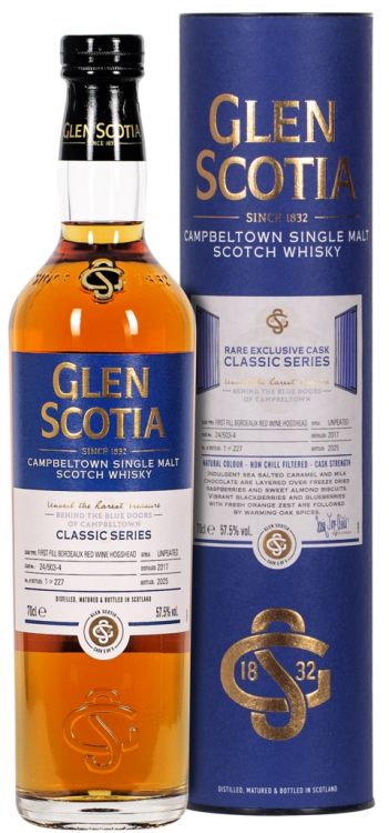 Glen Scotia Classic Series Vintage 2017 Bordeaux Red Wine Finish